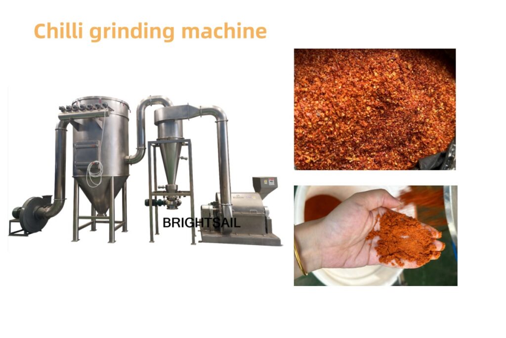chilli grinding machine 