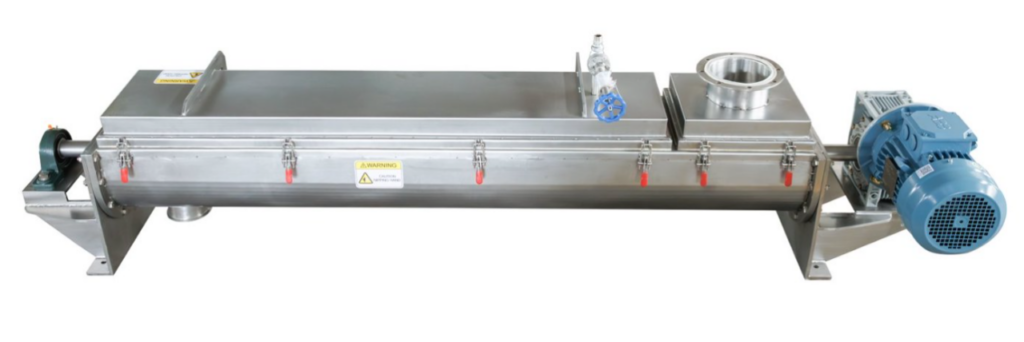 Liquid nitrogen screw