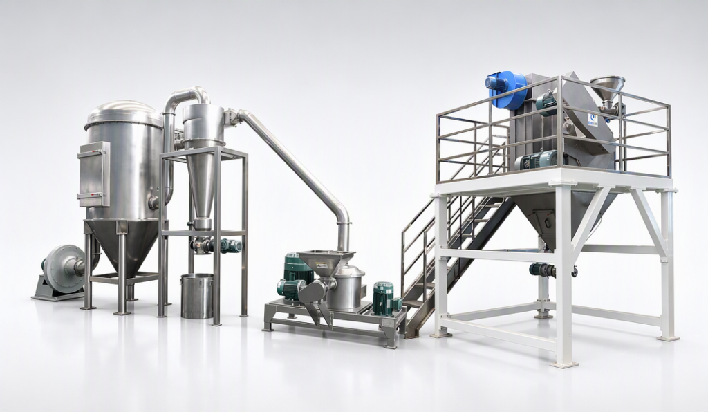 pin mill and air classifier mill