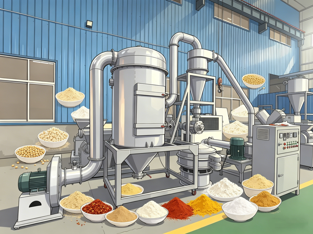 air classifier mill and sifter machine